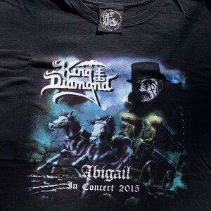 -XL- 2015 KING DIAMOND Abigail Tour Shirt | Heavy Metal Thrash Band Merchandise